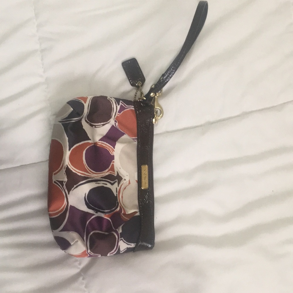 Coach wristlet never used!